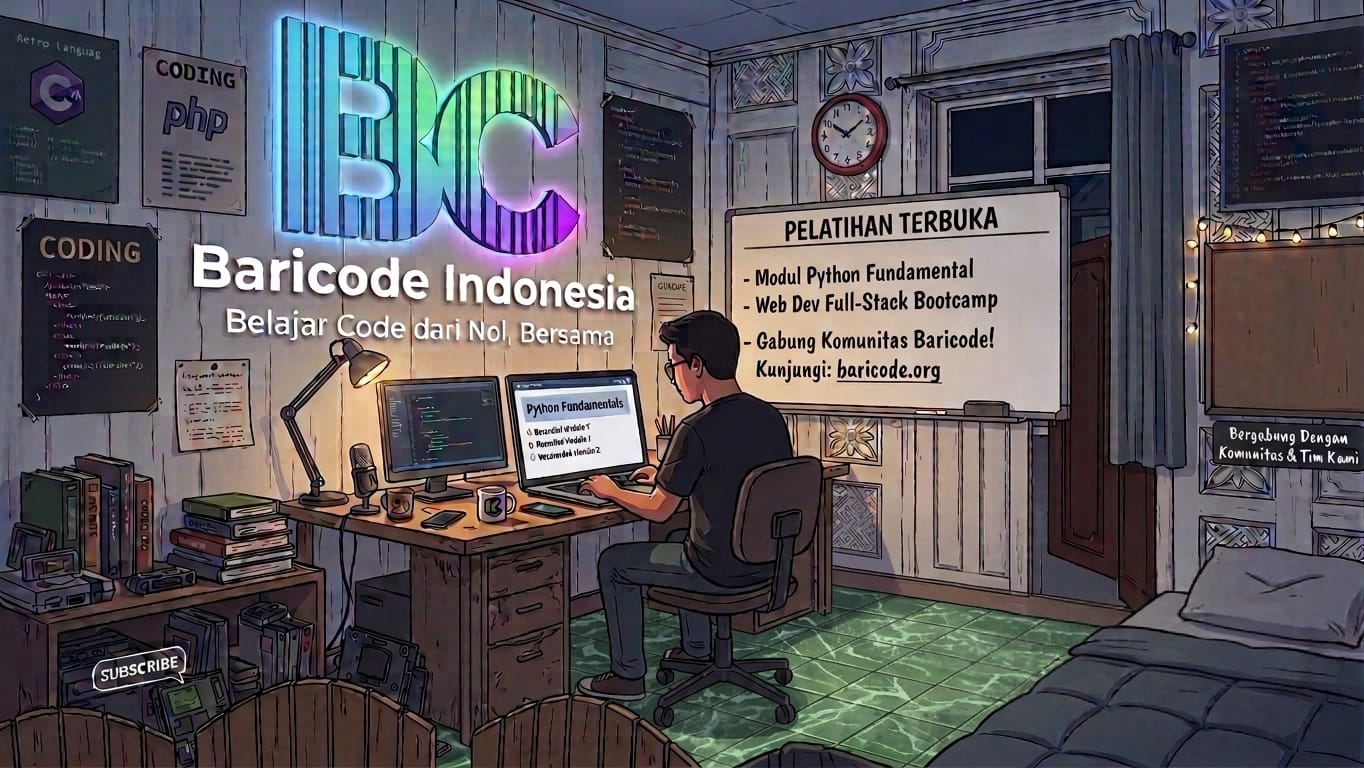 Baricode Indonesia: Belajar Koding Tidak Butuh Kondisi Sempurna 💻